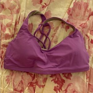 Purple lululemon sports bra